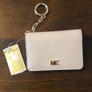 Michael Kors card holder! Brand New with tags!Beautiful light pink neutral!